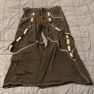 Vintage Tripp NYC reflective biohazard Pants